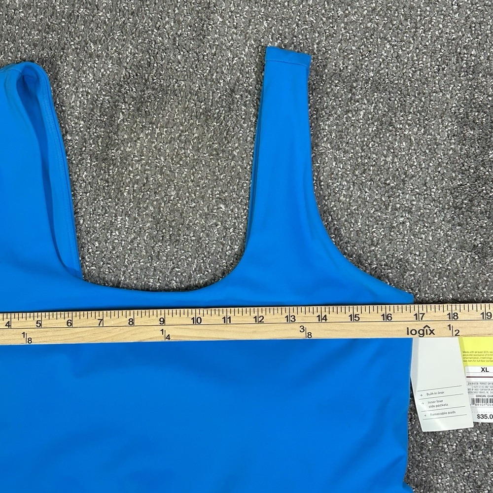 NWT All In Motion™ Women's Pleated Active Dress Blue XL Built In Shorts $35 - Picture 9 of 11